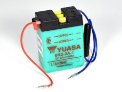 6N2-2A-1 Yuasa Conventional 6 Volt Battery