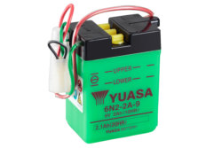 6N2-2A-9 Yuasa Conventional 6 Volt Battery