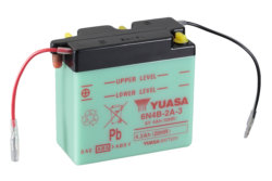 6N4B-2A-3 Yuasa Conventional 6 Volt Battery