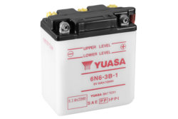 6N6-3B-1 Yuasa Conventional 6 Volt Battery