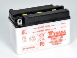 6YB11-2D Yuasa Conventional 6 Volt Battery