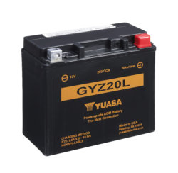 GYZ20L Yuasa High Performance Maintenance Free Battery