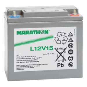 L12V15V0 Marathon L V0 AGM NALL120015VM0MA Battery