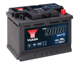 YBX9027 AGM Start – Stop Plus Battery