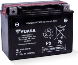 YTX15L-BS Yuasa Maintenance Free Battery