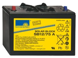 SB12/75A Dryfit Solar Bloc Gel NGSB120075HS0CA Battery
